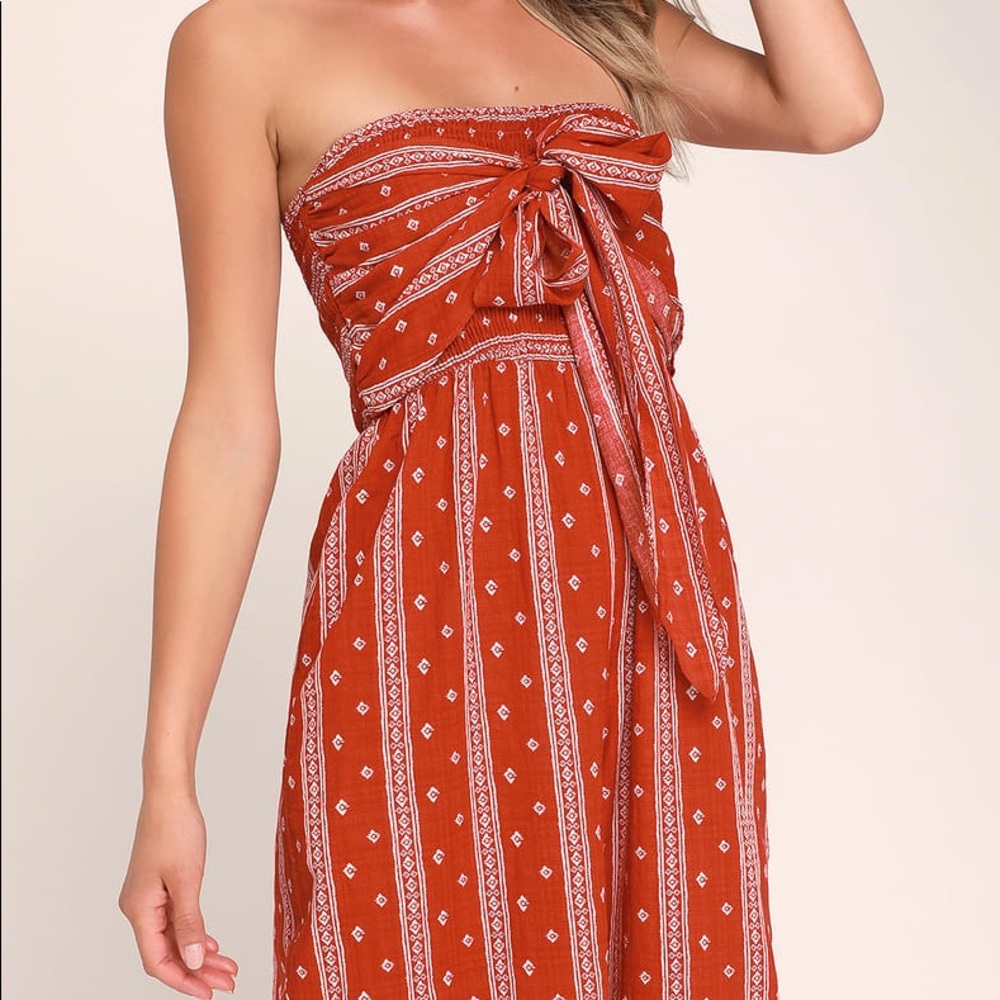 Lulus Red Jumpsuit